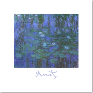 Blue Waterlilies - Claude Monet Posters and Art